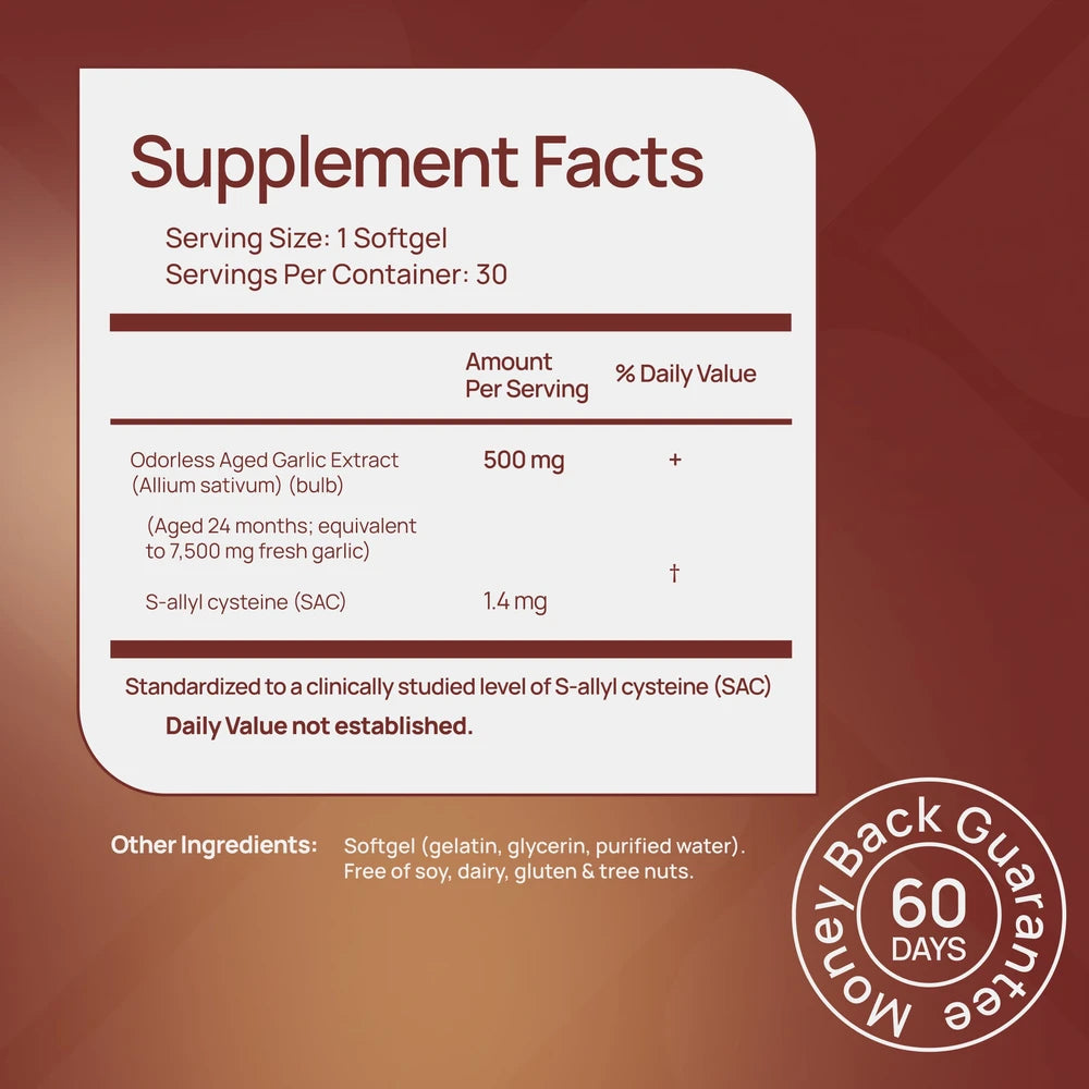 Aged Garlic Extract Odorless
