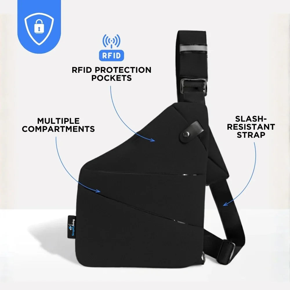Anti-Theft Crossbody Travel Bag