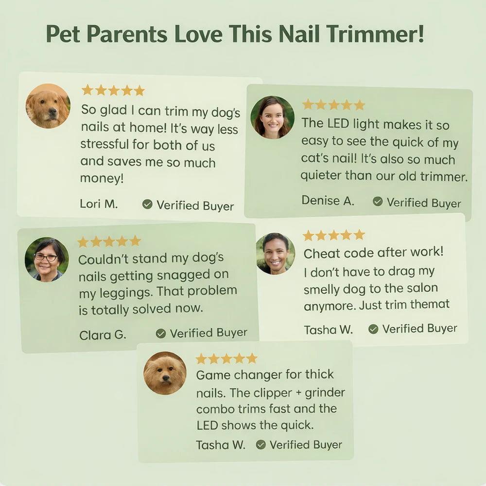 LED Light Pet Nail Clipper