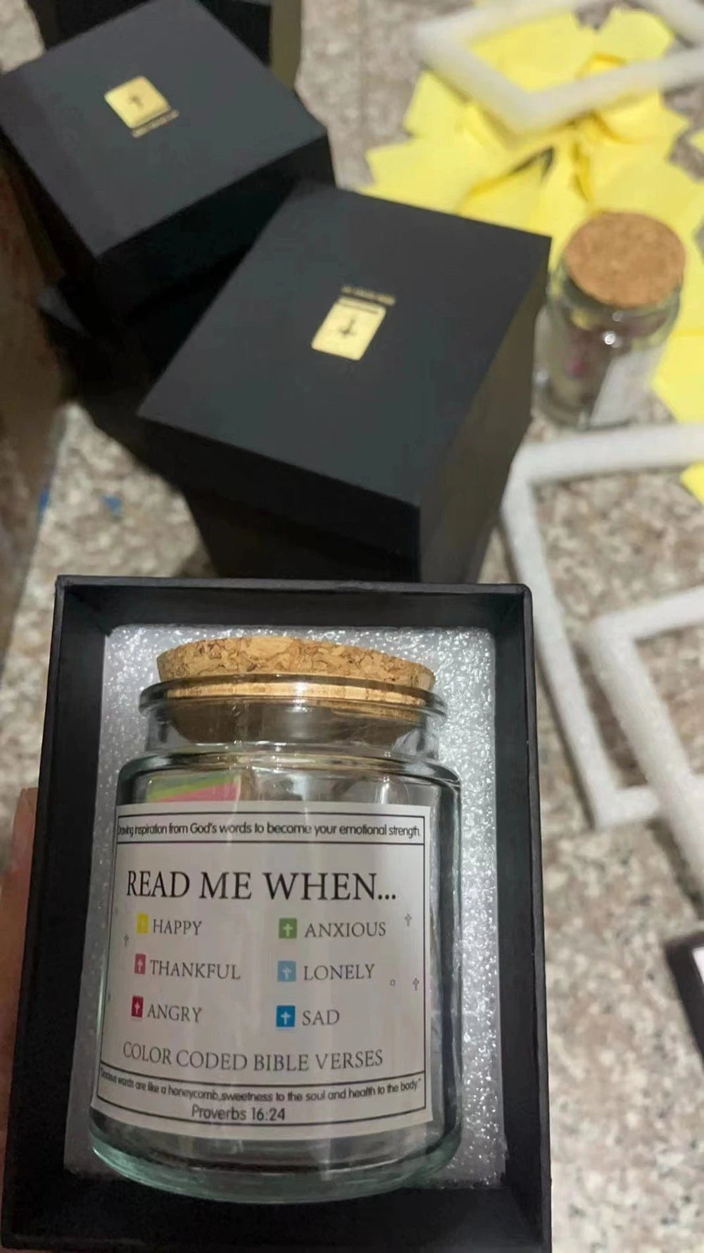 Handmade Bible Verse Jar
