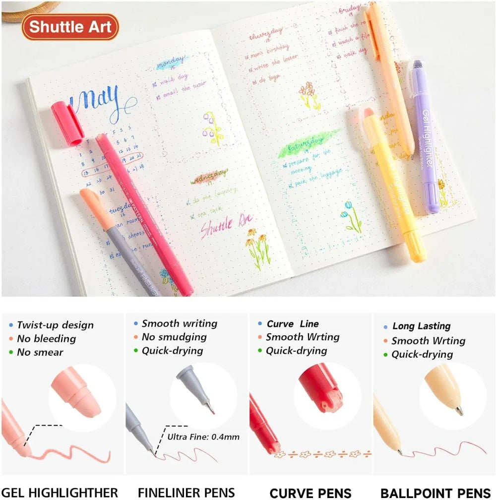 Bible Journaling Highlighter and Pen Set