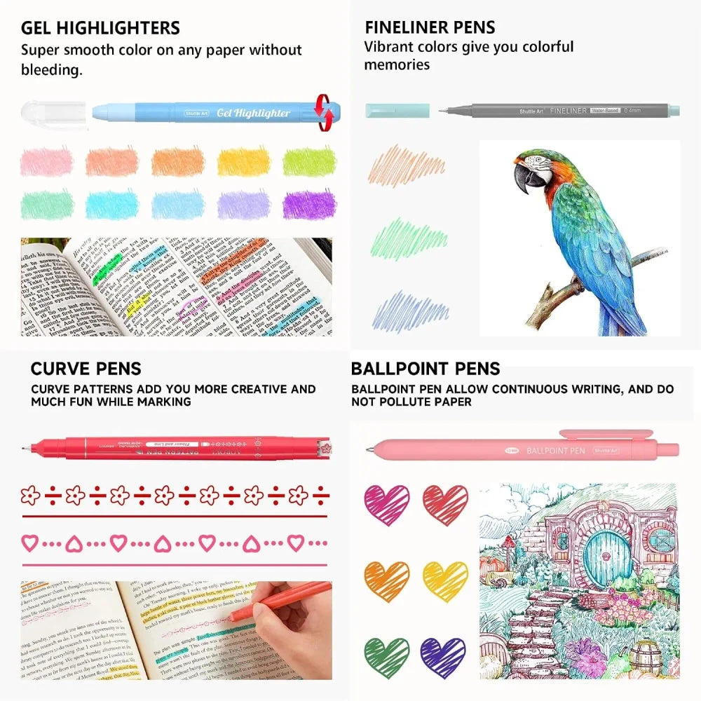 Bible Journaling Highlighter and Pen Set