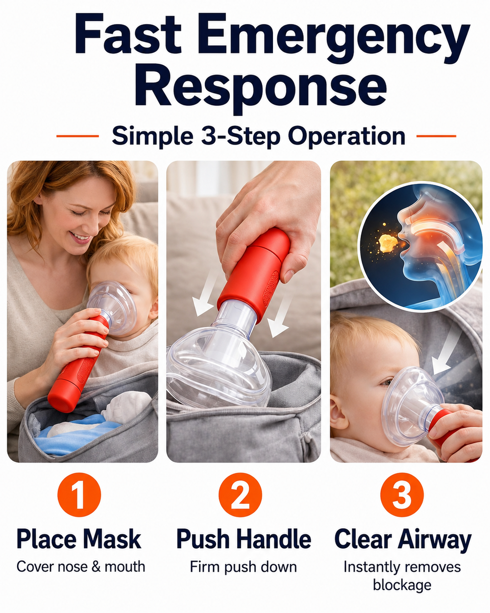 Choking Rescue Device Bag