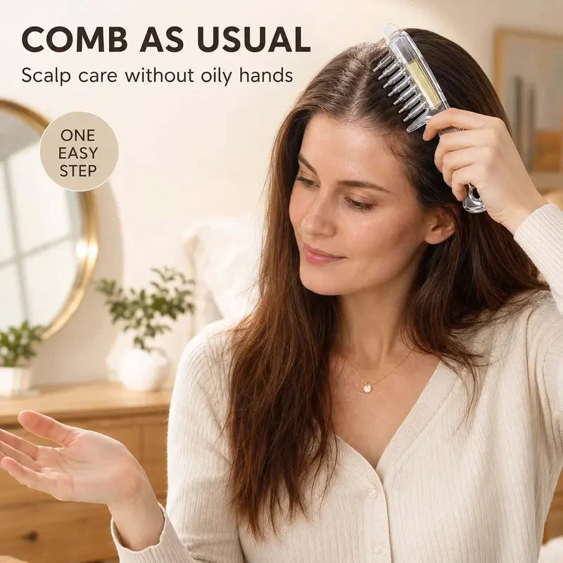 Scalp Liquid Applicator Comb